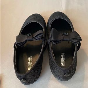 Michael Kors Black Ballerina Flats, Sz 11